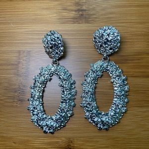 Silver Pageant Earrings